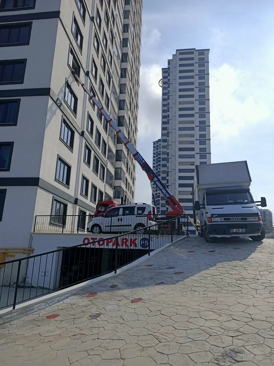 Bafra Görkem Nakliyat saha çalışması